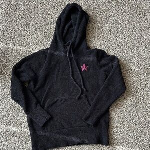 Jeffree Star Black Hoodie Pink Star Small